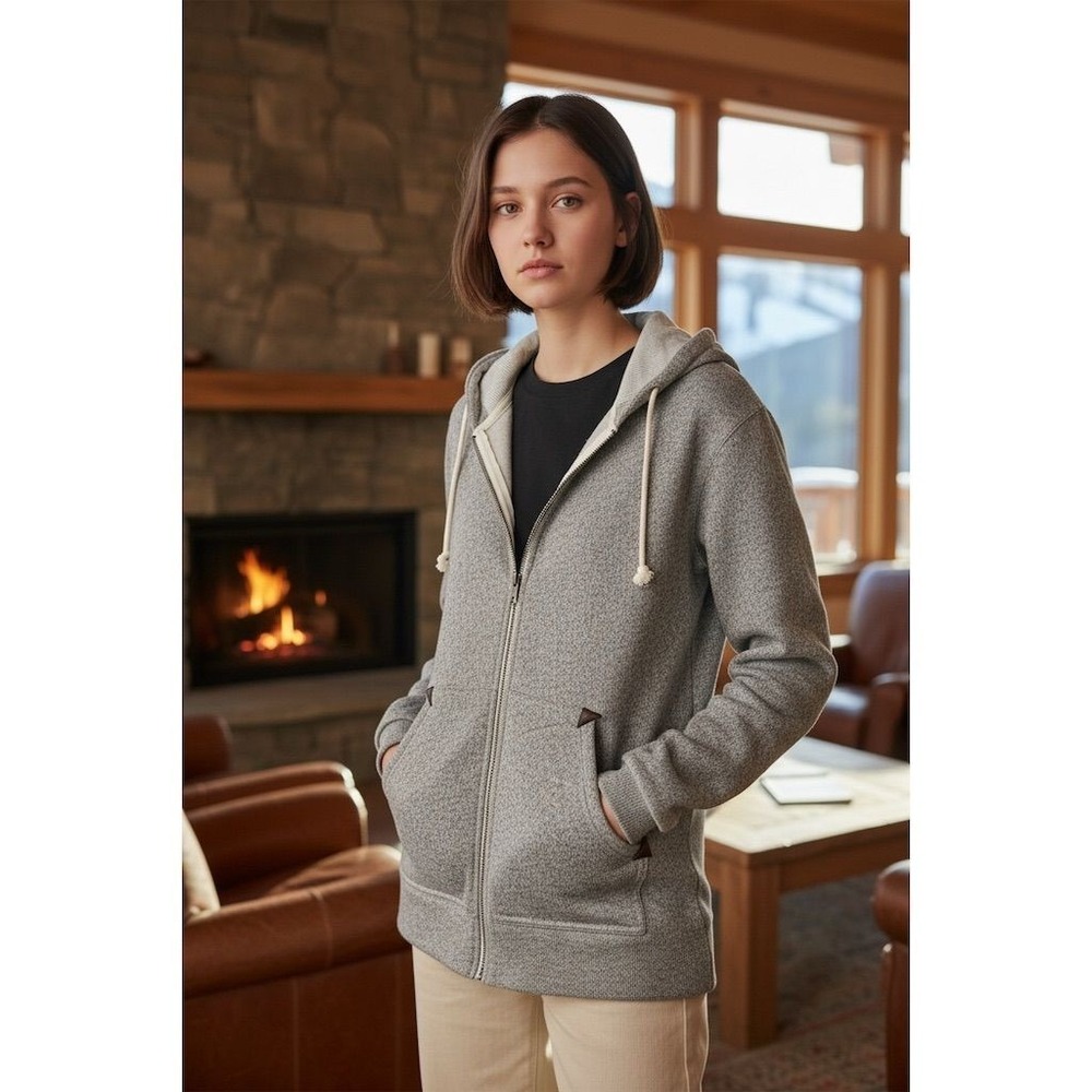 Burton Women's Multipath full Zip Hooded‎ Fleece Size L Casual ski jacket coat
